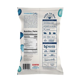 Beanitos Black Bean Chips with Sea Salt, The Healthy, High Protein, Gluten free, and Low Carb Vegan Tortilla Chip Snack, 5 Ounce A Lean Bean Protein Machine for Superfood Snacking At Its Best