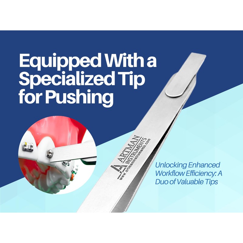 ARTMAN INSTRUMENTS Orthodontic Bracket Placer Bracket Self Holder Tweezers |