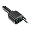 J & R 65W Car Charger, Dual Type-C USB Fast