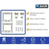 Picture Hanging Kit Canvas Floater Box Frame with Chrome Plated