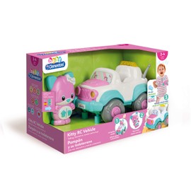 Clementoni - 61719 - Kitty RC Vehicle - Interactive And Talking Toy (English Version) - Remote Control Car, 2 Years And Older