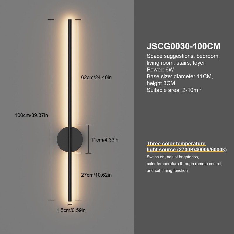 LED Battery Operated Wall Sconces 1 Pack with Remote Control,