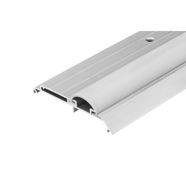 Adjustable Height Aluminum Threshold W/Vinyl Seal 3 1/2" Wide for Gaps 5/8" to 1 1/8" (3 FT [36"] Long)