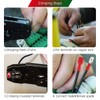 RINGSUN 150Pcs Electrical Connectors, Insulated Spade Crimp Connectors, Assorted Lug