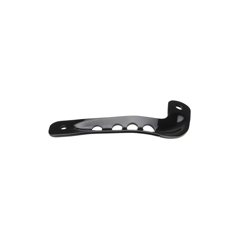 Exhaust Retaining Plate Strut Perforated Plate Short Black Compatible with