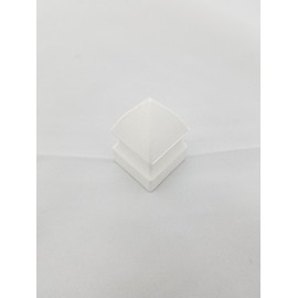 Vinyl Fence Gothic Picket Cap (Box of 20) (1"x1", White)