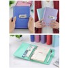Lockable Notebook Refillable PU Leather Password Diary Planner Organizer A6