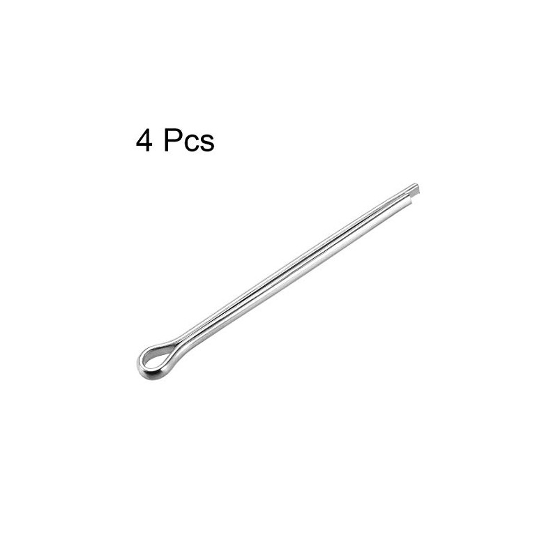 sourcing map Split Cotter Pin - 5mm x 70mm 304