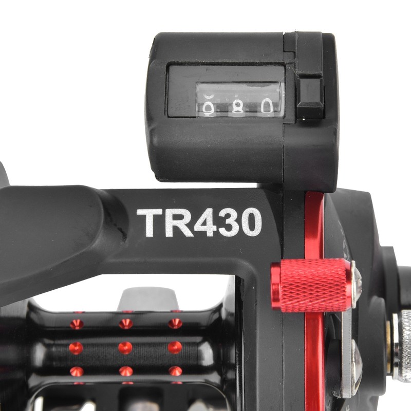 Portable Sea Fishing Reel with Digital Display Counter Trolling Lateral
