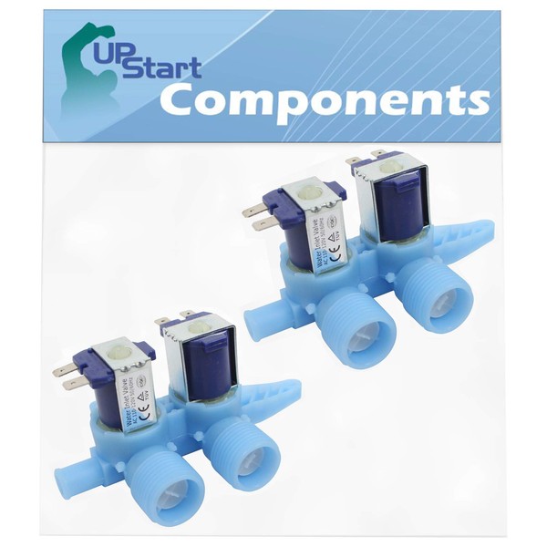 2-Pack WH13X10024 Washer Dual Inlet Valve Replacement for General Electric