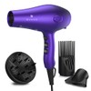 Wazor 3rd Generation Lightweight Low Noise Hair Dryer,(1875W Tourmaline Ceramic