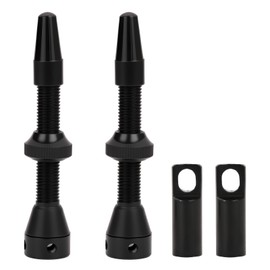 Tubeless Valve Pack of 2 - 44 mm Bicycle Valves for Tubeless Tyres, Suitable for MTB, Road Bike and E-Bikes, Easy Installation and Reliable Air Seal