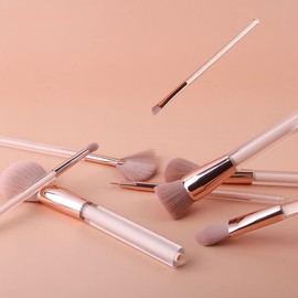 Brocha de maquillaje, juego completo, portátil, brochas 8 piezas, herramientas                                                                        
