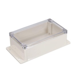 Junction Box Waterproof IP65 ABS Electrical Project Box Size 27 Enclosure Instrument for Electronic Projects Power Supply White