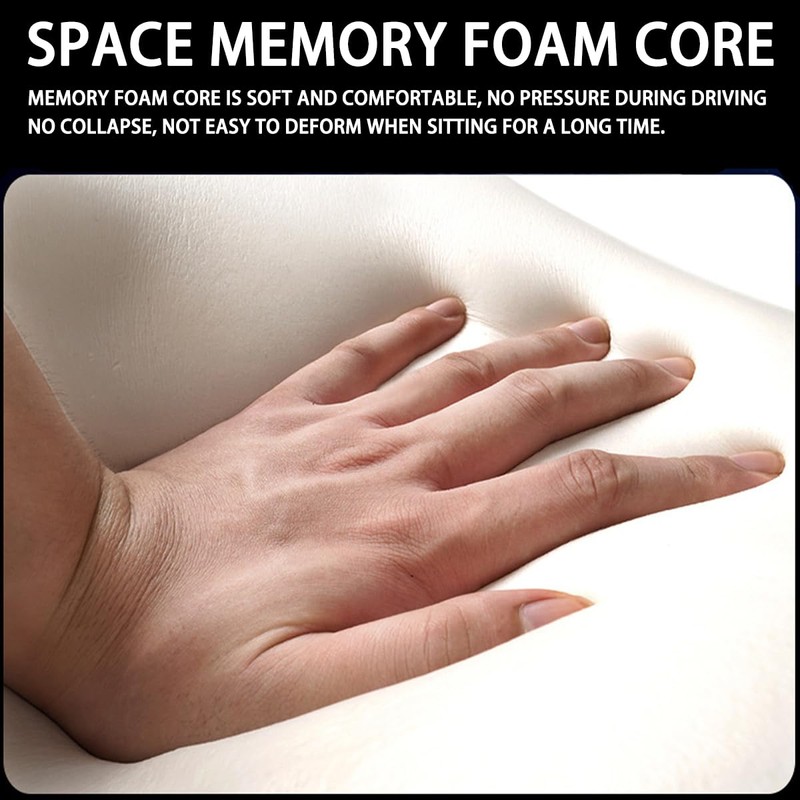 Osilly Car Seat Cushion, Auto Gel Infused Memory Foam Cushion
