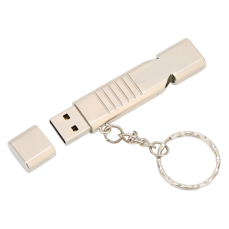 Whistle USB Flash Drives Aluminum Alloy Outdoor Waterproof USB Flash