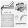 HVAC OV 10 Inch Galvanized Metal Duct Connector for HVAC