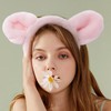 Bear Ear Headband | Cute Plush Makeup Headband,Hair Accessories, Non
