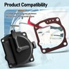 433000 Float Chamber Carburetor Bowl Kit Compatible with Johnson Evinrude