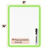 Mr. Pen- Dry Erase Board, 14” x 11” with a