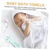 BESPORTBLE 2pcs Baby Hooded Towels Set for Infants Extra-Soft Cotton