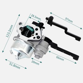Tektall Carburador con kits de afinación para motor Kohler 1785305-S 17-853-05-S Command Pro CH395 Motor 9.5HP 277cc