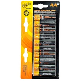 Elegant Ox Alkaline AA Batteries, High Performance Power for Digital Cameras, Toys, Flashlights and More, with Reliable Longevity, Leak Resistant Design and Sleek Black and Orange Packaging