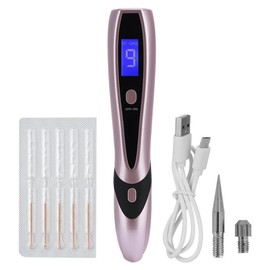 Herramienta de Cuidado Facial con Efecto Plasma, Intensidad Ajustable 9 Niveles, Recargable, Luz Azul (Blanco)