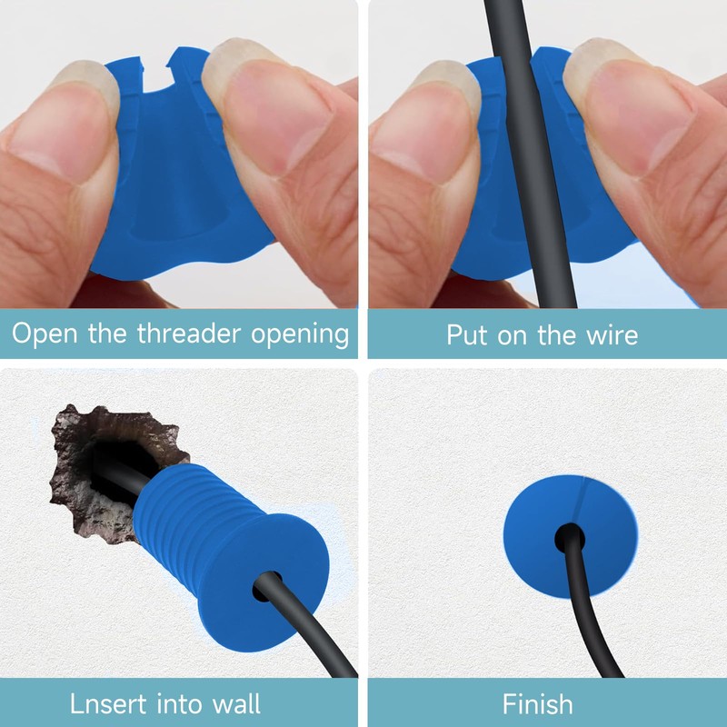 MYZHRE Starlink Cable Routing Kit,Starlink Cable Installation Kit,Starlink Mounting Accessories,2*