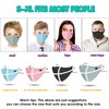 SPRING SEAON Reusable Cloth Face cover, 5Pcs Waterproof with Lanyard