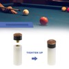20 Kits of 11mm Hard Brown Screw-On Billiard Cue Tips