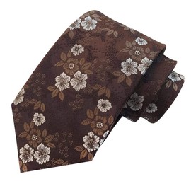 BUZZxSELECTION NT011 Men's Necktie Suit, Floral, Solid, Business, Casual, Stylish,