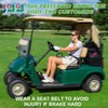 10L0L Golf Cart Seat Belts Set of 2 Retractable 42"