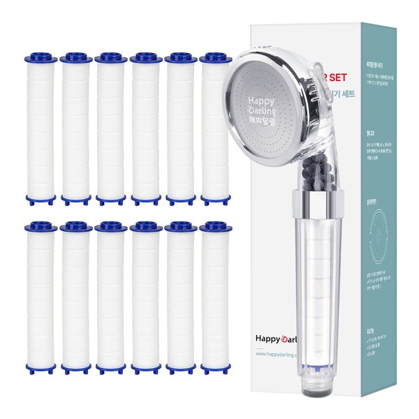 Happy Darling 3WAY shower + filter 12p set / 해피달링