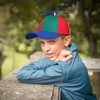 INOOMP Rainbow Propeller Hat Adult Helicopter Hat Baseball Hats Reflective