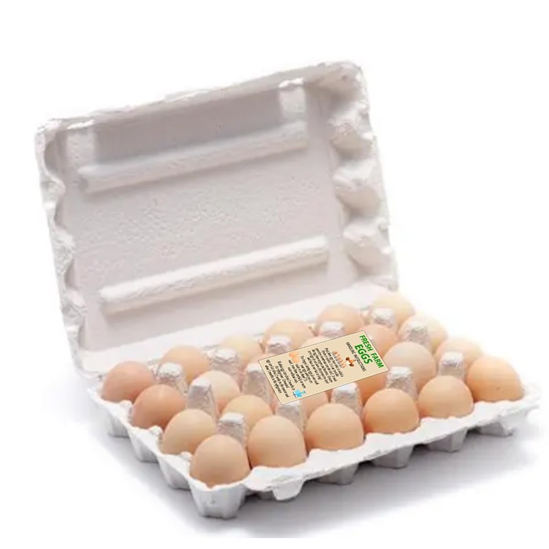 Top label Fresh Farm Egg Handling Instruction Cards,2x3.5 Inch Double-sided