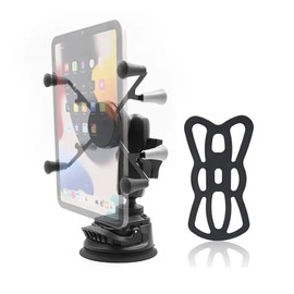 Strg Tablet Mount with Suction Cup Base, Car Tablet Holder for Car Truck Vehicle Windshields Window and More Smooth Surface