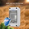 MOLLOM 3 Way Circuit Breaker MCB Distribution Protection Box with