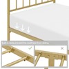 Yaheetech Twin Bed Frames Metal Platform Bed with Victorian Style