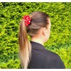SoulCats® Polka Dots Women's Hair Scrunchie Scrunchie Scrunchie, Red with