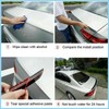 V Style Rear Trunk Duckbill Rear Spoiler Wing Compatible with