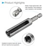 CoCud Nut Driver, 1/4" Hex Shank 10mm Socket 4" Length,