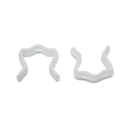 Husseinbolt Premium Plastic U Clips for Joining Divan and Ottoman Bed Bases - Secure and Durable, made with high density polyethylene (Pack of 2 U Clips)