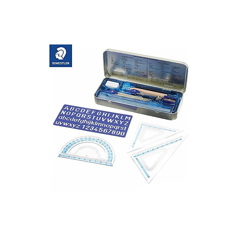 Staedtler Noris Club Mathematical Instruments Compass Set, School Compass, Mathematics