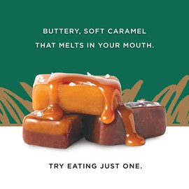 Béquet Caramel - Celtic Sea Salt Caramel - Gourmet Caramel Candy - Salted Caramel Candy Individually Wrapped - Made in Montana - Kosher (Star D) and Gluten Free - 24oz Resealable Pouch