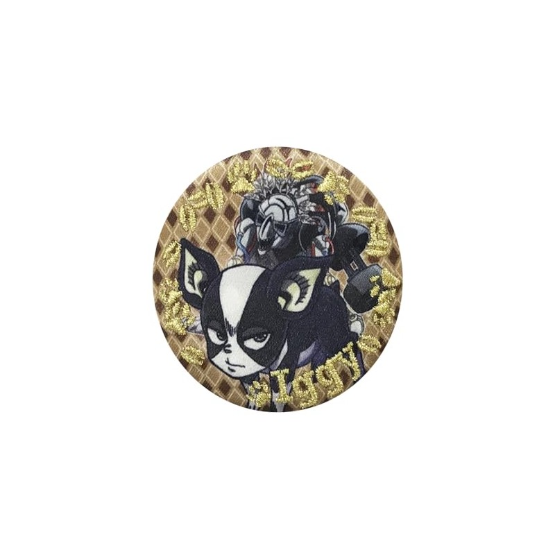 JoJo's Bizarre Adventure Embroidered Can Badge Iggy B01B2976