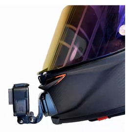 Customized Chin Mount for The AGV Pista GP RR,That Keeps The Camera Lens in The Center Position Compatible with GoPro Hero, Insta360, DJI, Adjustable Camera Bracketa