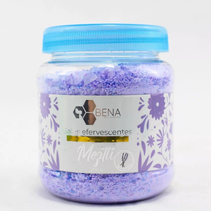Bena Belleza Natural Sales Efervescentes Pedicure Spa Baño Lavanda 250gr