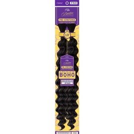 Outre Purple Pack Brazilian - Prestretched Boho Deep Bulk 18" (NATURAL BLACK)