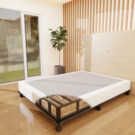 Seiugaga King Box Spring 10 Inch - Heavy Duty Box Spring Mattress Foundation Metal Bed Base with Fabric Cover, Noise Free Easy Assembly Non Slip/Non-Slip/Easy Assembly